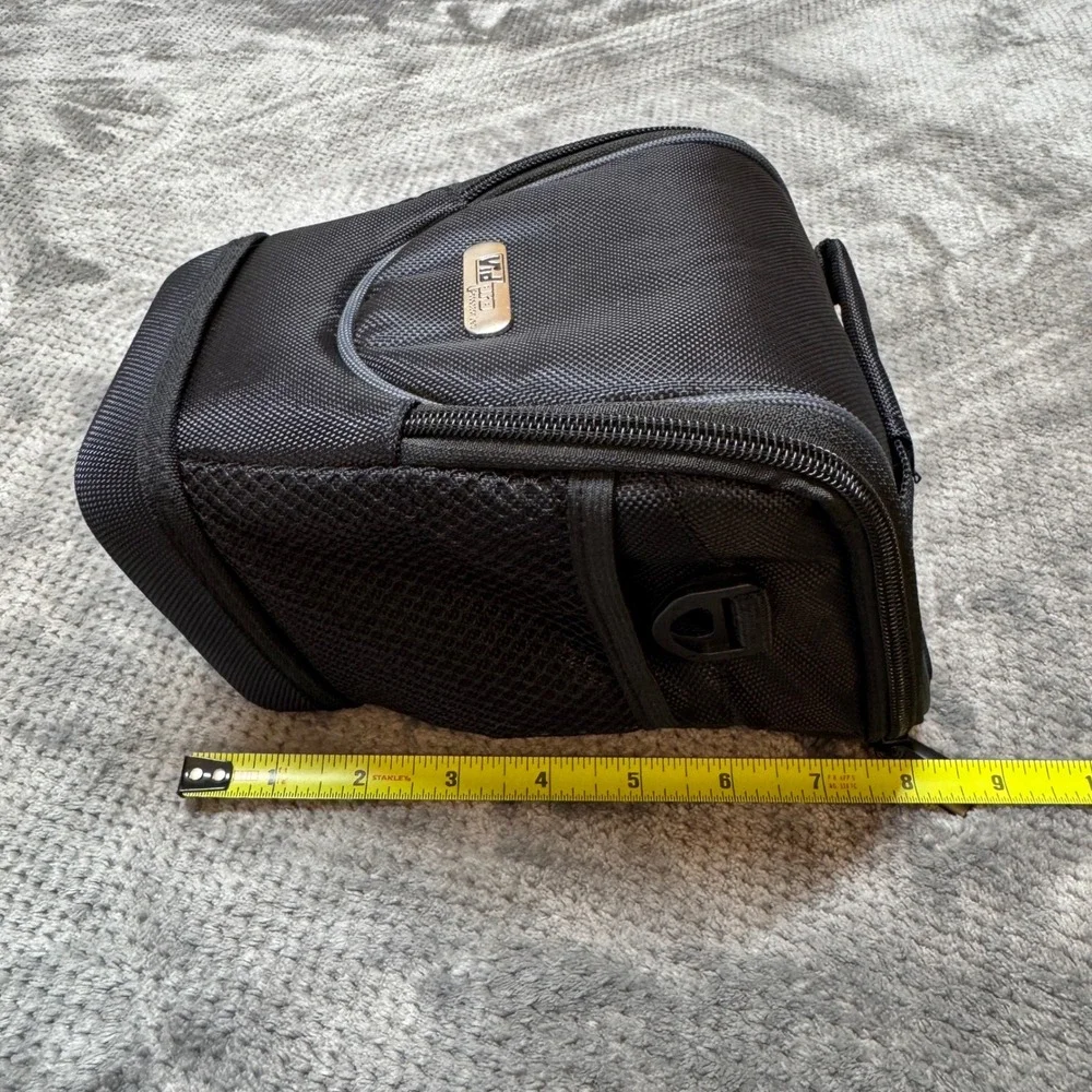 Vidpro Accessories Black Padded Camera Bag Holster Case Nylon DSLR Mirrorless